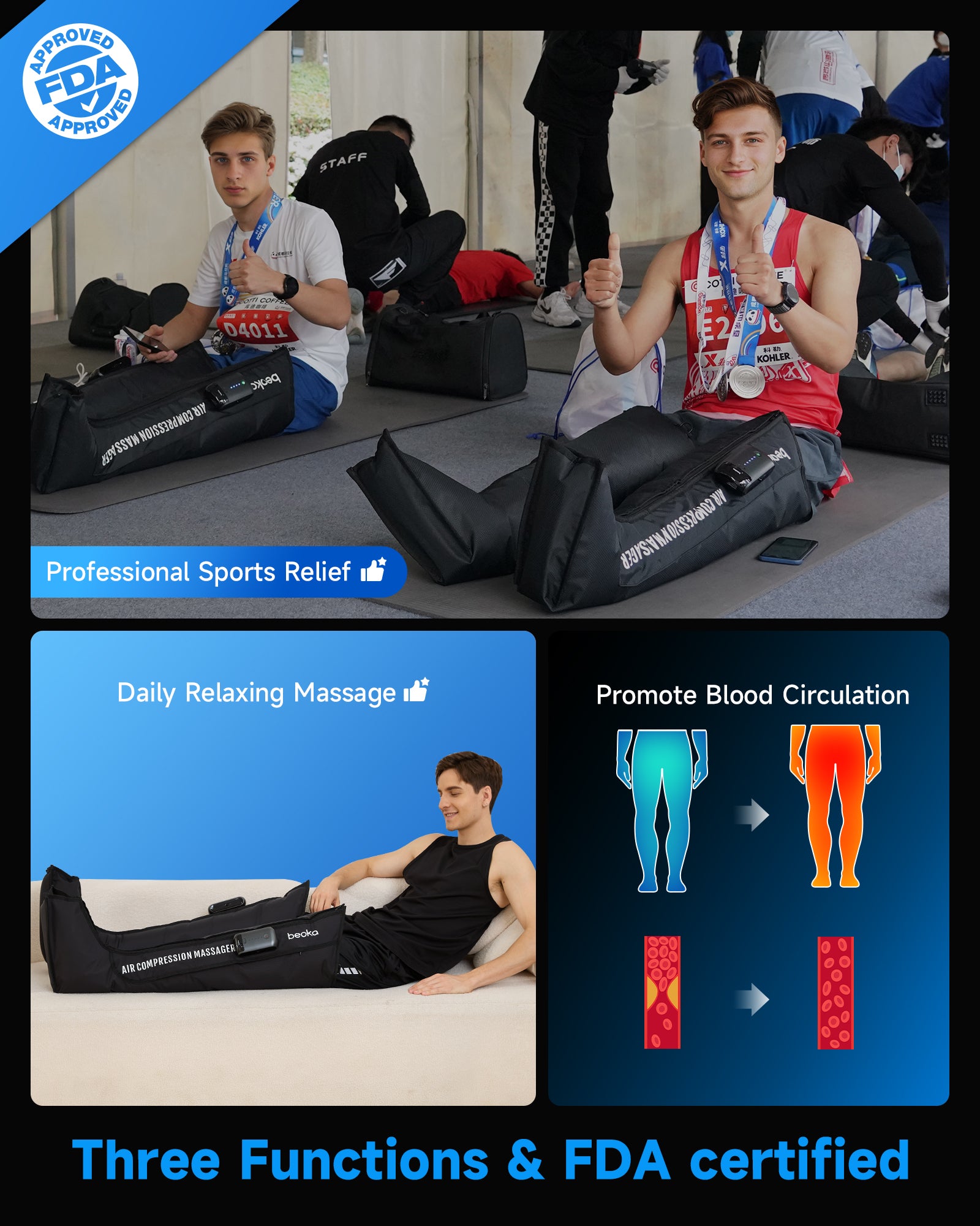 Beoka Air Compression Massager M